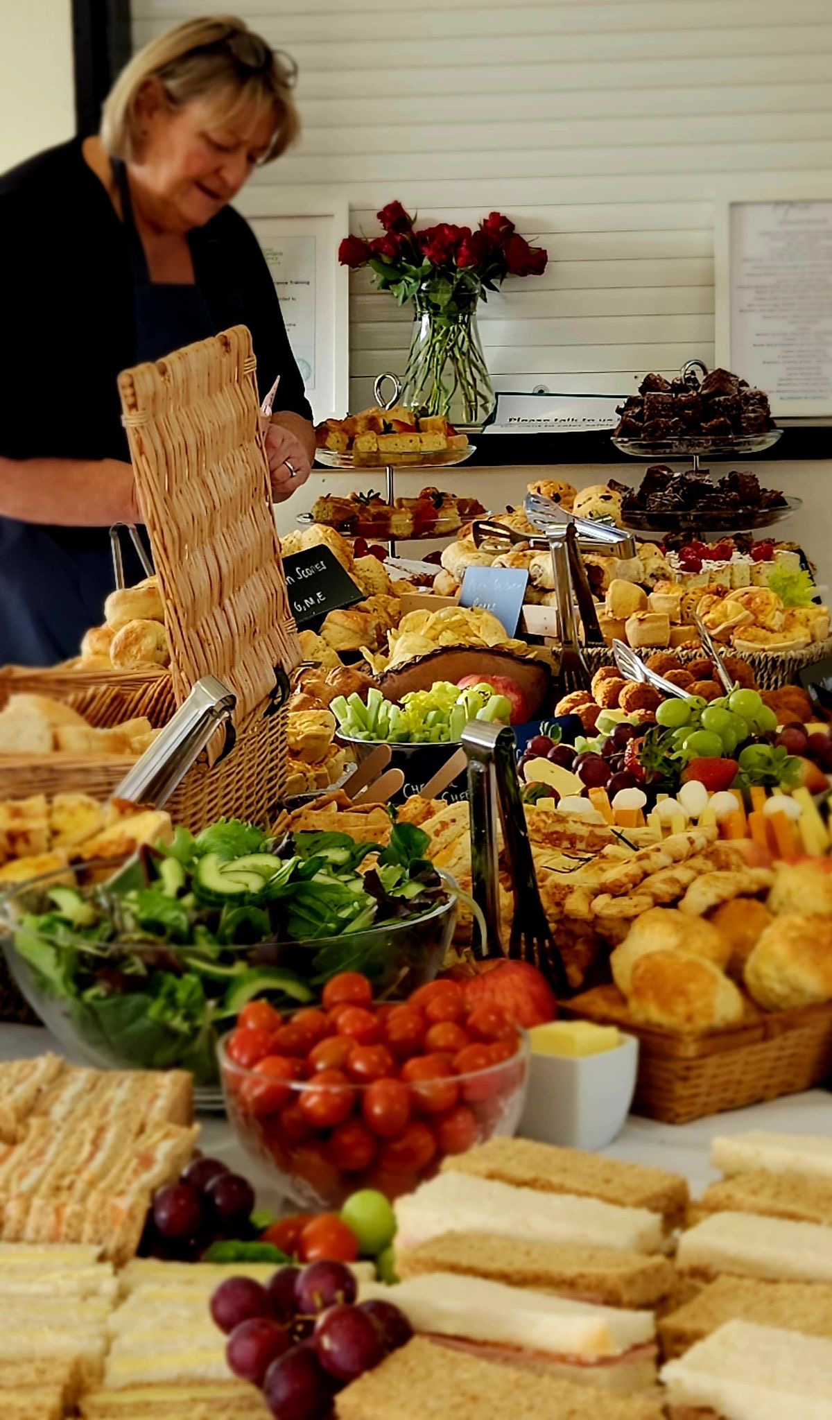 Catering and wedding display