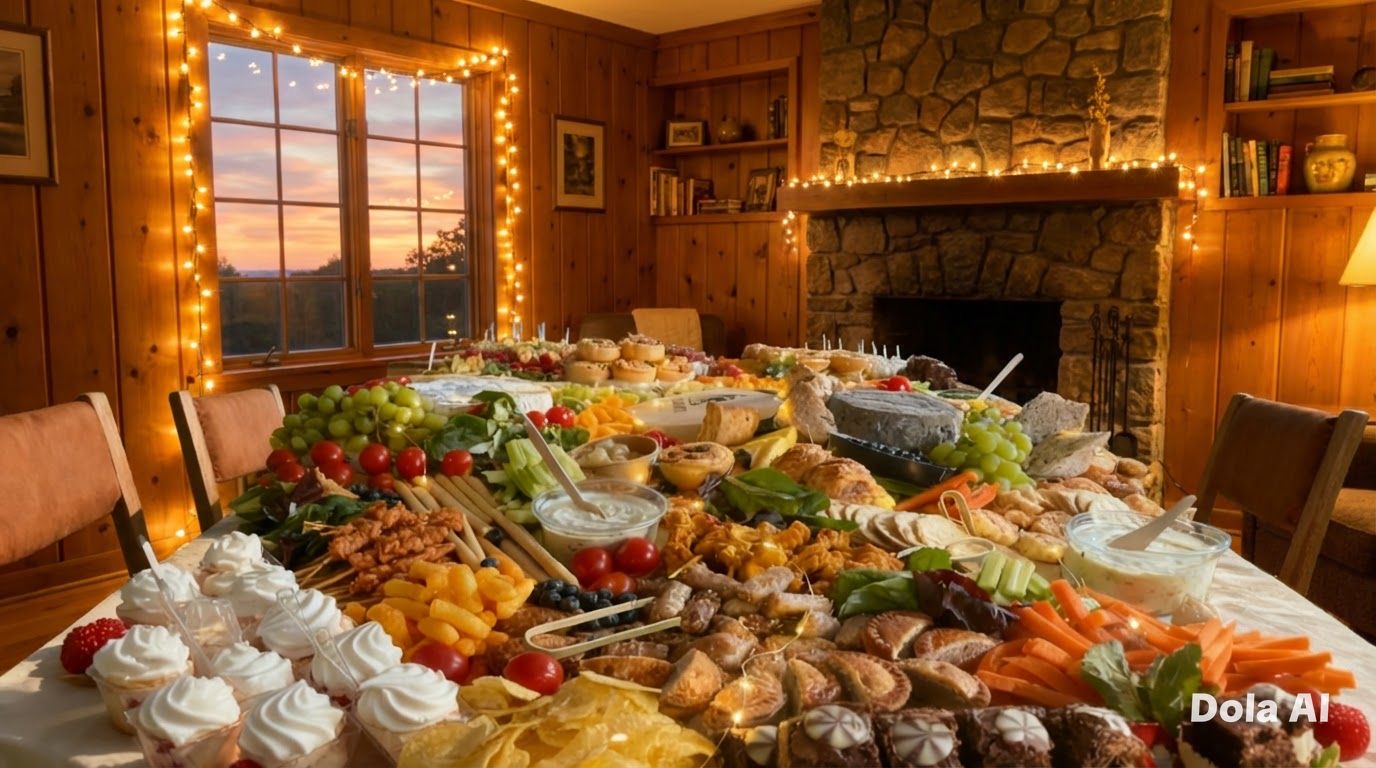 Catering and wedding display