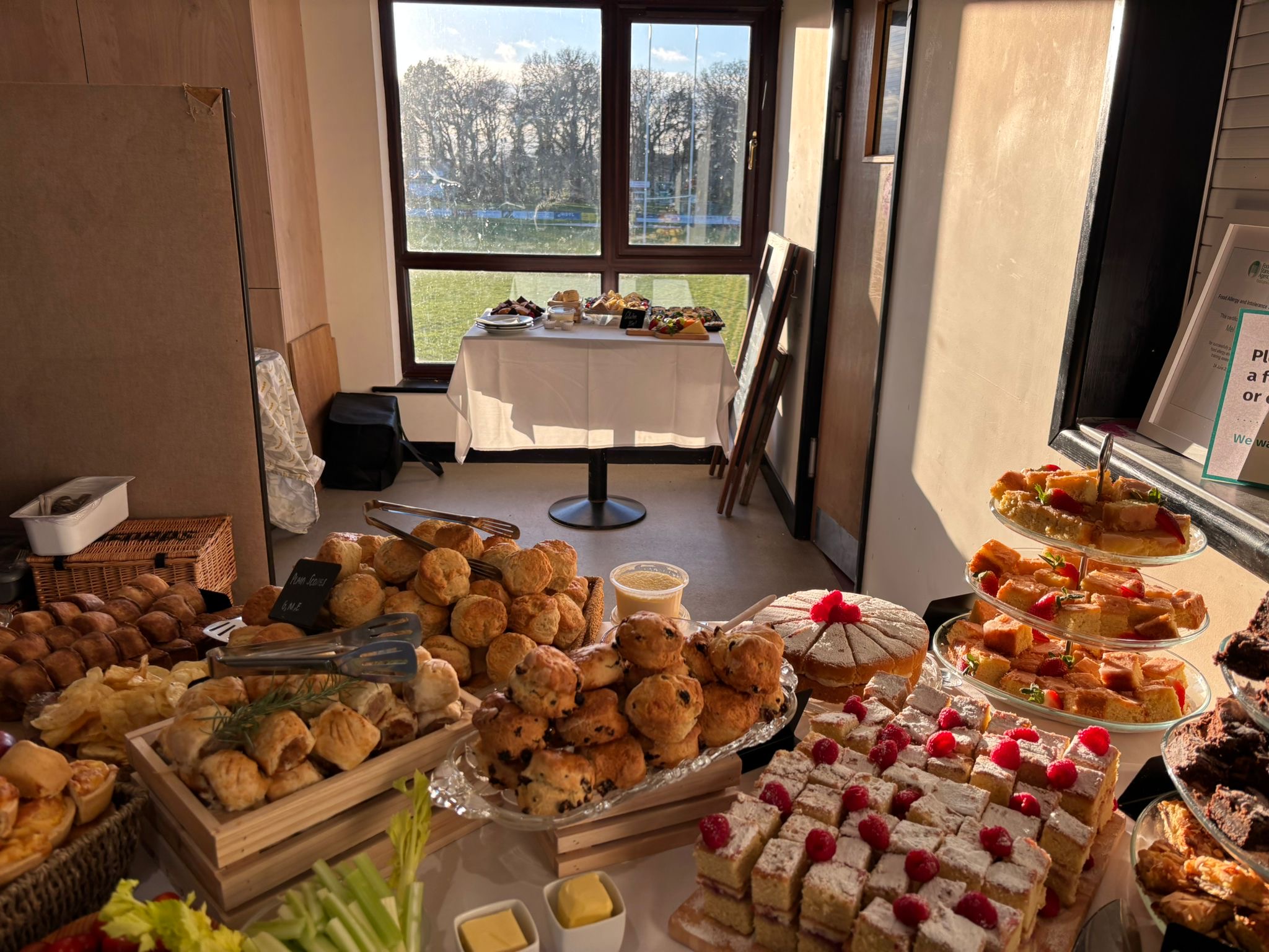 Catering and wedding display