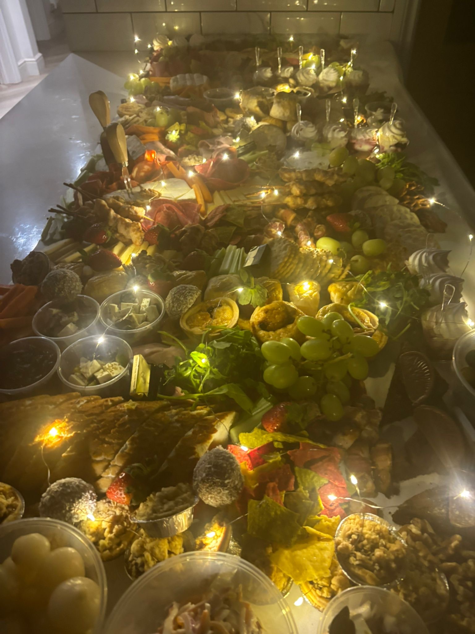 Catering and wedding display