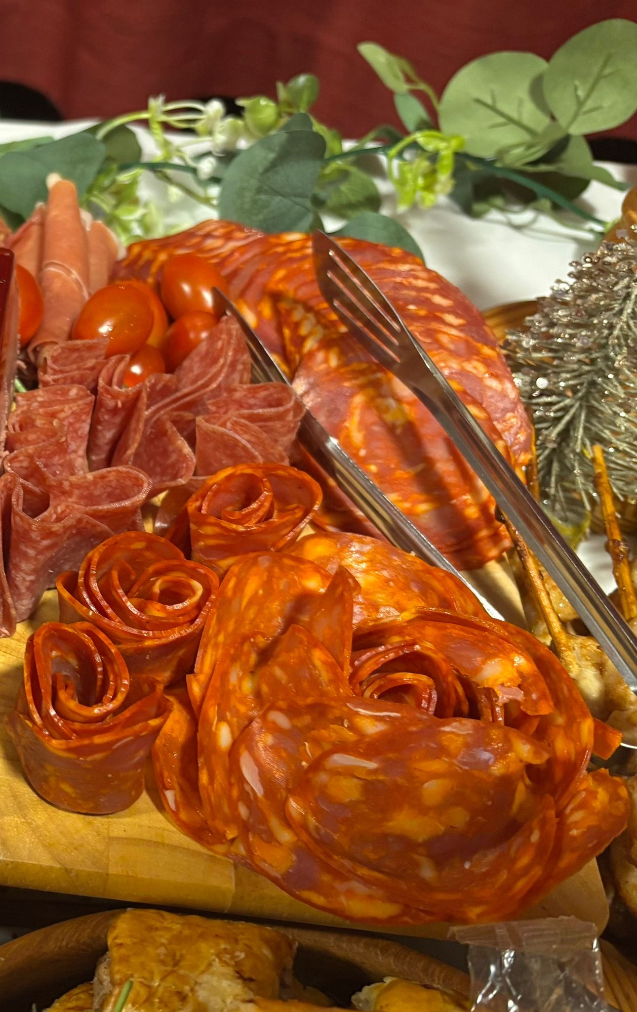 Catering and wedding display