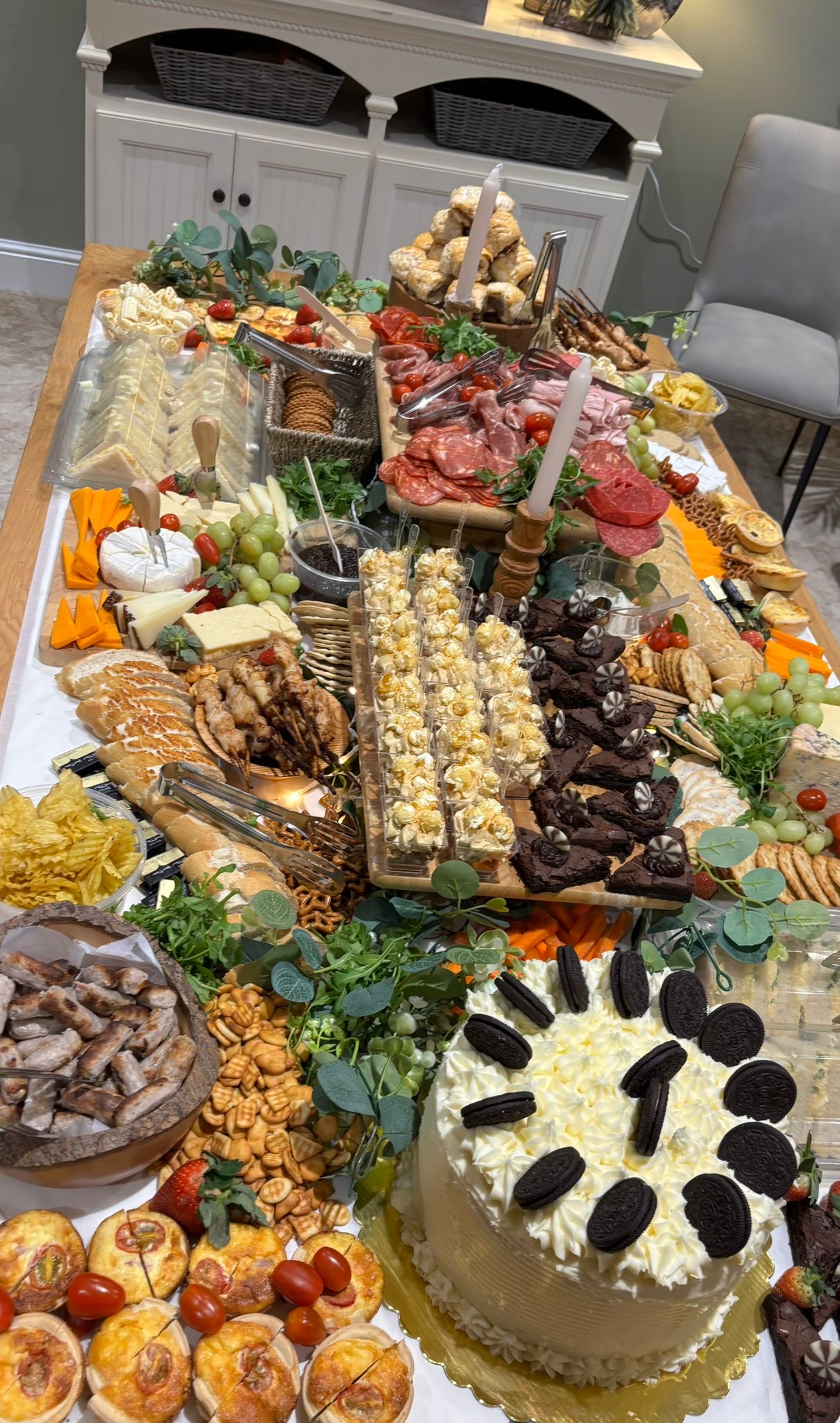 Catering and wedding display