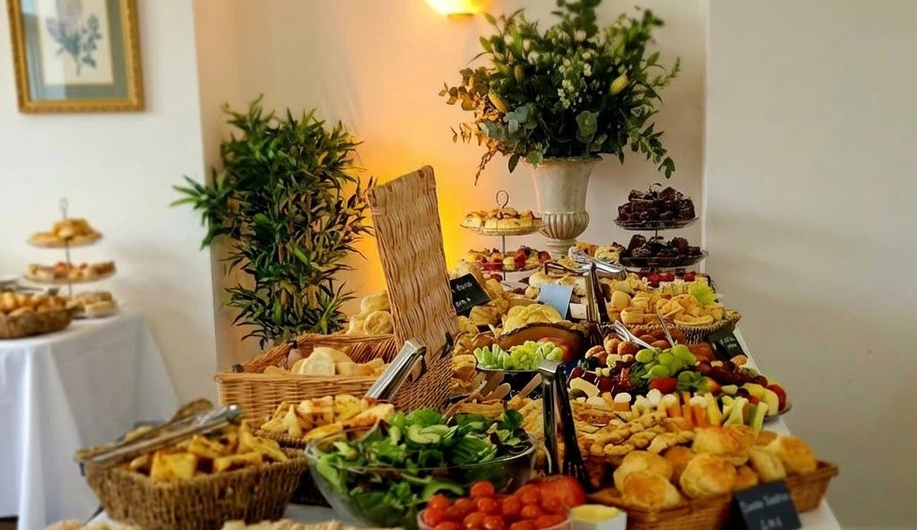 Catering and wedding display