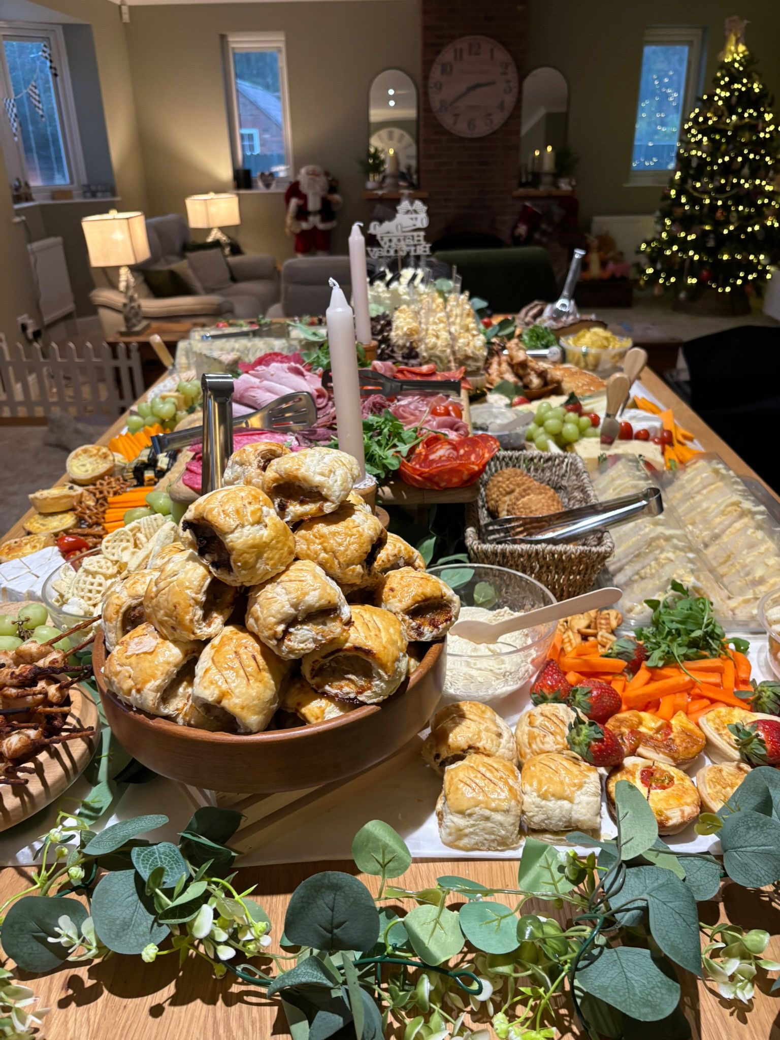 Catering and wedding display