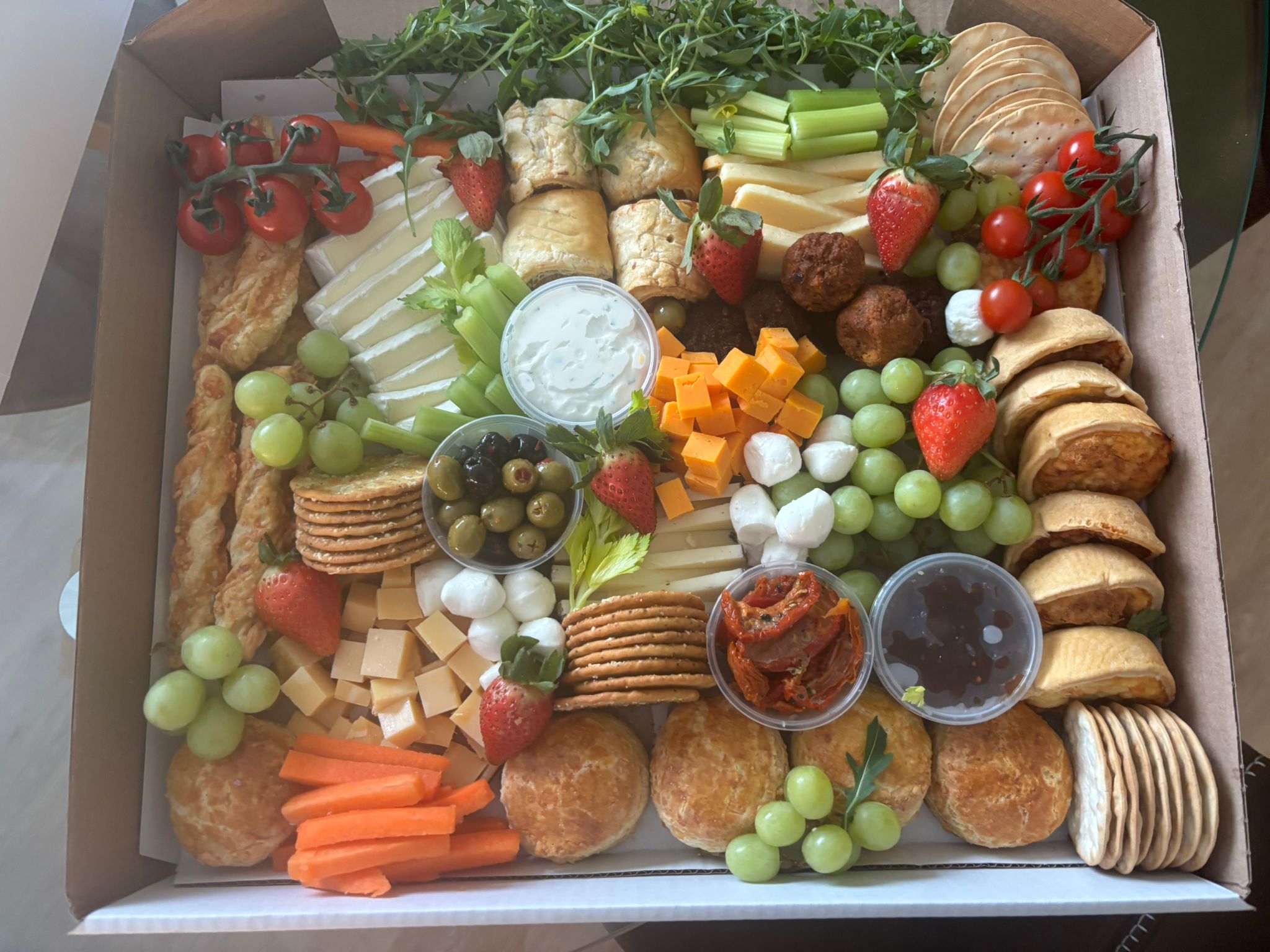 Platters and celebration boxes